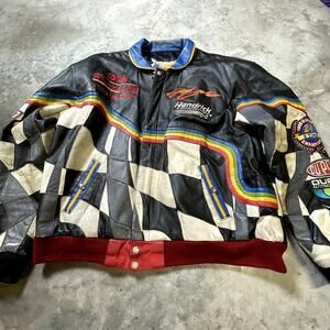 Vintage 1998 Jeff Hamilton Winston Cup Jeff Gordon NASCAR XXL Jacket